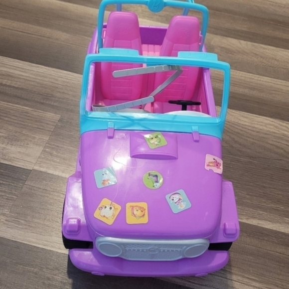 Barbie Off Road Purple Jeep Purple Mattel - Picture 5 of 5